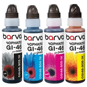 Чорнило Barva Canon GI-46 SET 4x100 мл, флакон OneKey (CGI46-1K-MP) зображення 1