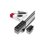 Концентратор AXAGON USB 3.1 to 4xUSB 3.0 1.2m + power adapter + cable USB to Micro 5P black (HUE-S2BP) - зменшене зображення 2
