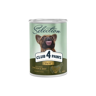 Консерви для собак Club 4 Paws Selection Паштет з куркою та яловичиною 400 г (4820215368674) зображення 1