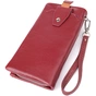 Гаманець ST Leather Шкіряний з відділенням під телефон Бордовий (23102) - зменшене зображення 2