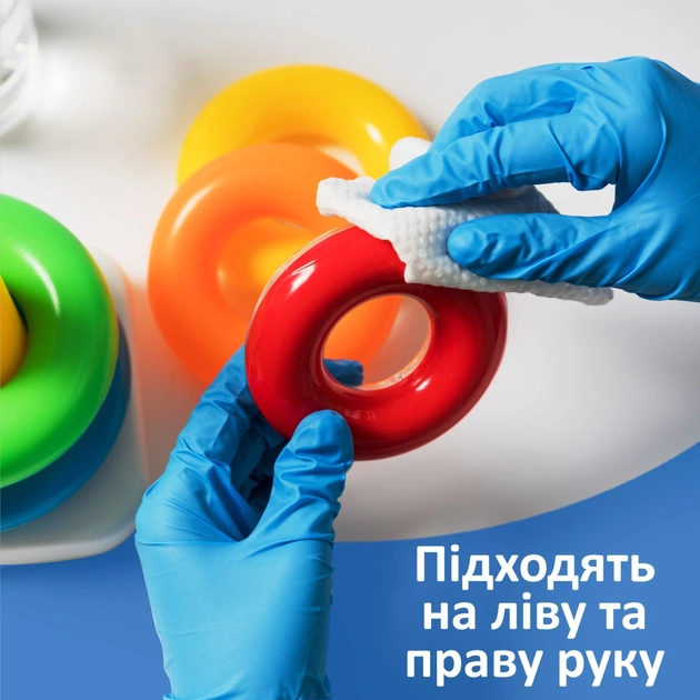 Рукавички господарські Фрекен БОК Нітрилові M 10 шт. (4820048482783) - picture 5