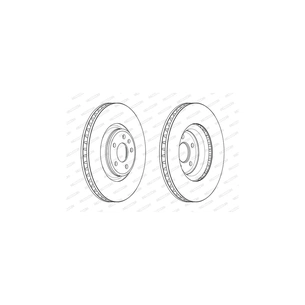 Гальмівний диск FERODO DDF2598C-1 зображення 1