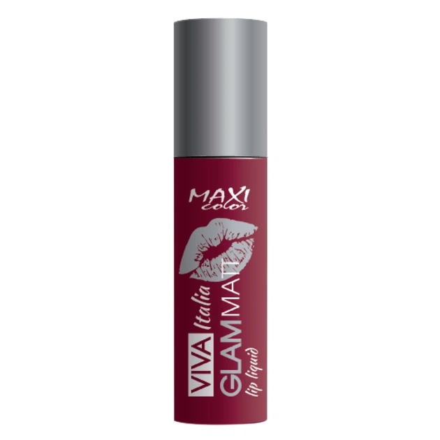 Помада для губ Maxi Color Viva Italia Glam Matt Lip Liquid 08 (4823097114759) - зображення 1