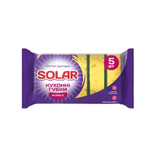 Губки кухонні Solar Household Bubble 5 шт. (4820269930018) зображення 1