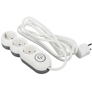 Сетевой фильтр 2E 3хSchuko, 3 м (2E-U03VES3M) изображение 1