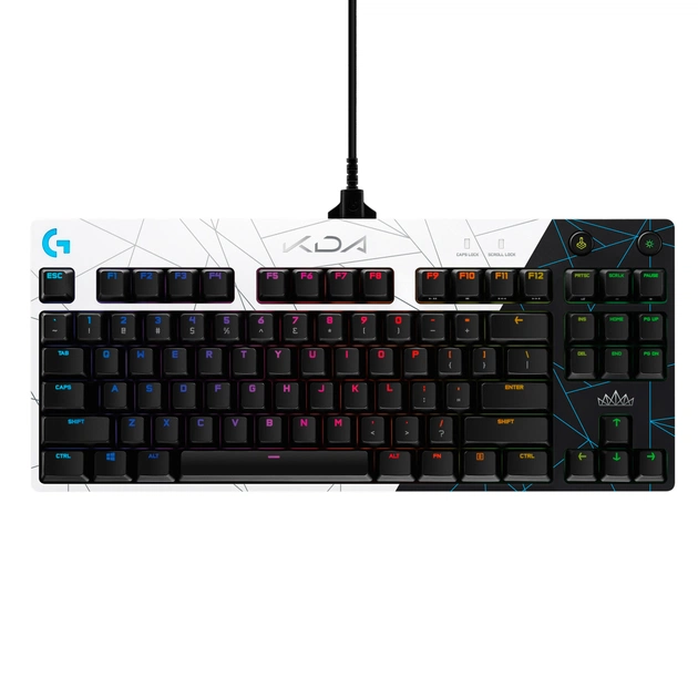 Клавіатура Logitech G Pro GX K/DA Brown Tactile Switch Black-White (920-010077) - зображення 1