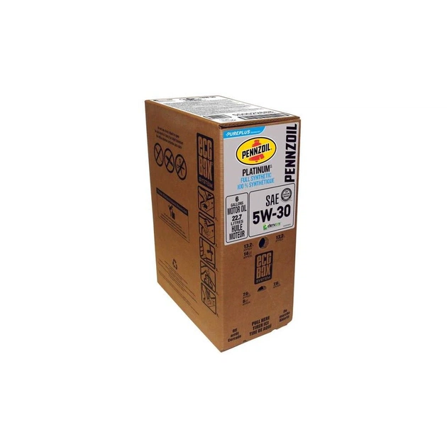 Моторное масло Pennzoil Platinum 5W30 24/1 Qt Ecobox 22,71л. - изображение 1