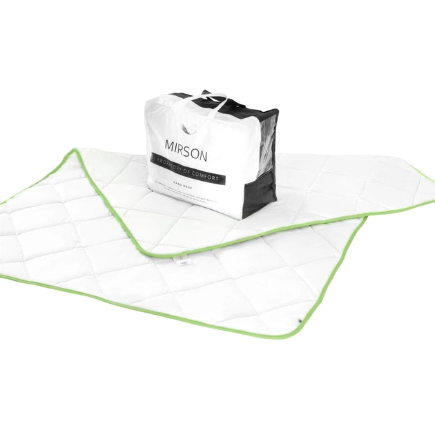 Одеяло MirSon антиаллергенное EcoSilk 002 деми 140x205 см (2200000003102) - изображение 1