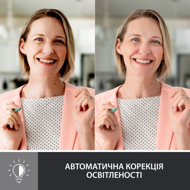 Веб-камера Logitech Brio 500 Rose (960-001421) - picture 3