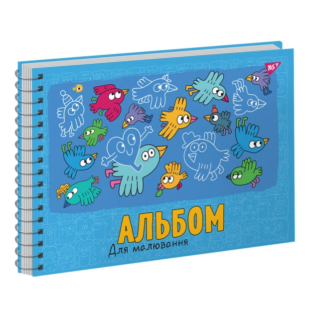 Альбом для малювання Yes А4 20 Спіраль Funny faces (130568) - picture 3