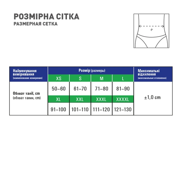 Бандаж MedTextile Бандаж лікувально-профілактичний еластичний, розмір M (4820137290688) - picture 4