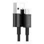 Дата кабель USB 2.0 AM to Micro 5P 2.0m Superior Fast Charging 2A black Baseus (CAMYS-A01) - зменшене зображення 2