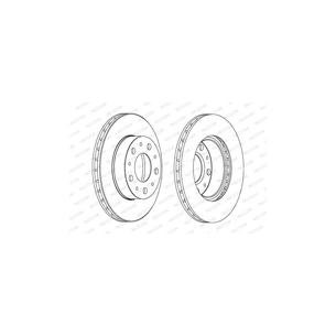 Гальмівний диск FERODO DDF1171 зображення 1