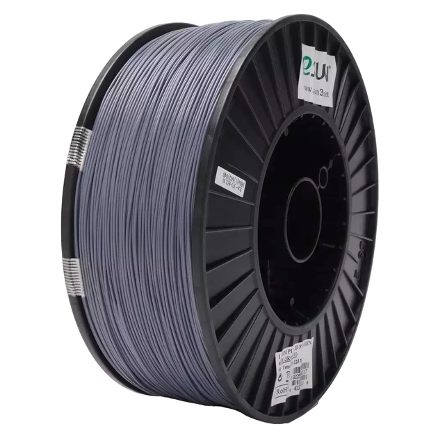 Пластик для 3D-принтера eSUN PLA+ 1.75мм, 3кг, Grey (PLA+175H3) - зображення 1