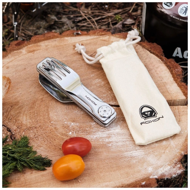 Ложка-виделка туристична Roxon C1S 3 in1 (C1S) - picture 11