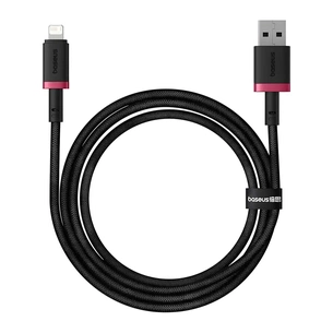 Дата кабель USB 2.0 AM to Lightning 1.0m 2.4A red+black Baseus (P10377801U01-01) зображення 1