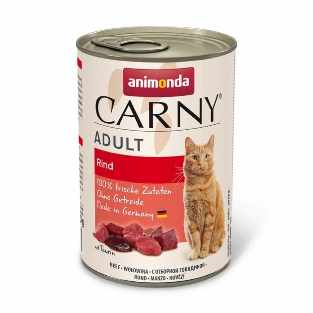 Консерви для котів Animonda Carny Adult Beef 400 г (4017721837231) - зображення 1