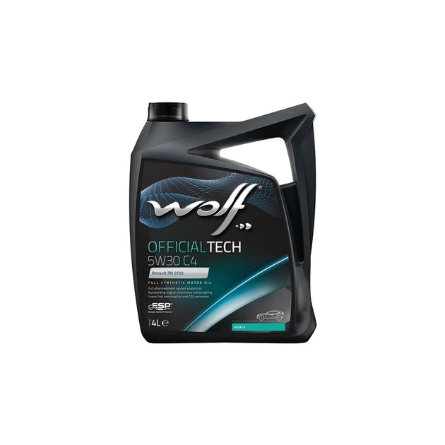 Моторное масло Wolf OFFICIALTECH 5W30 C4 4л (8308413) - изображение 1