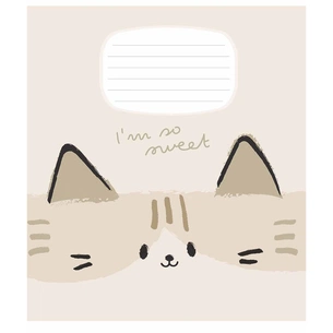 Зошит Школярик My friend 12 аркушів коса лінія (012-3557C) зображення 1