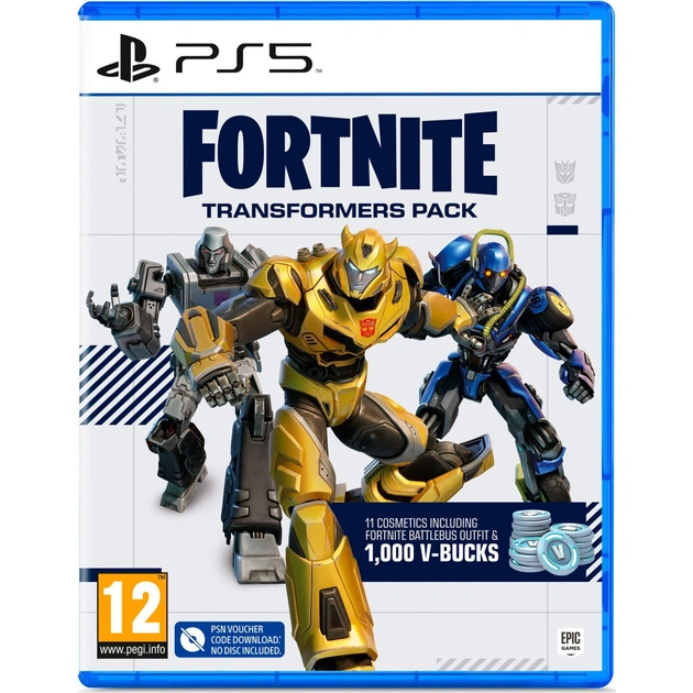 Гра Sony Fortnite - Transformers Pack, код активації (5056635604460) - изображение 1