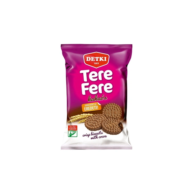 Дитяче печиво Detki Tere-fere Хрустке зі смаком какао, 180 г (5997380360129) - зображення 1