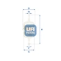 Фільтр паливний UFI 31.012.00 - зменшене зображення 1