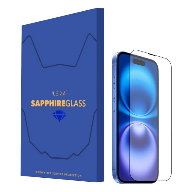 Скло захисне iLera Sapphire Ultra + Glass iPhone 16 | 15 (ILSPDL16) - изображение 1