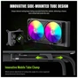 Система рідинного охолодження Gamemax GLACIER 240 LCD BK - зменшене зображення 9