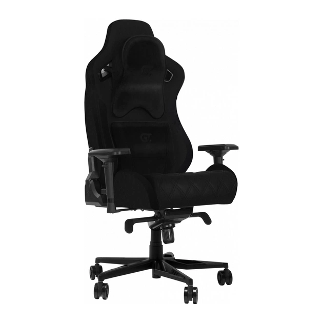 Крісло ігрове GT Racer X-0724 Fabric Black - зображення 1