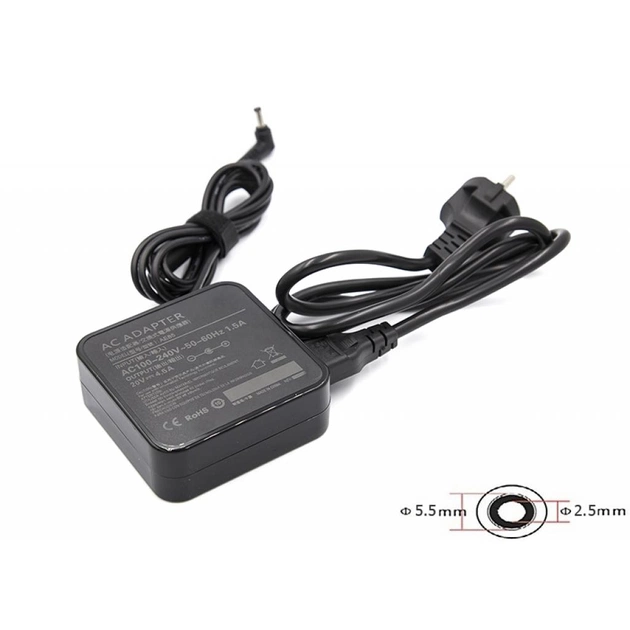 Блок живлення до ноутбуку PowerPlant IBM/LENOVO 220V, 20V 90W 4.5A (5.5*2.5) wall mount (WM-LS90H5525) - изображение 1