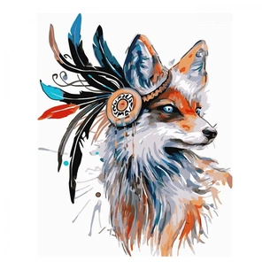 Картина по номерам Strateg Лис з племені 30х40 см (SV-0009) зображення 1