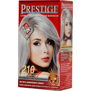 Фарба для волосся Vip's Prestige 210 - Сріблясто-платиновий 115 мл (3800010500821) зображення 1