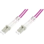 Оптичний патчкорд Digitus LC/UPC-LC/UPC, 50/125 OM4 (Multimode), duplex, 2m (DK-2533-02-4) - уменьшенное изображение 1