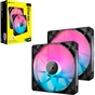 Кулер до корпусу Corsair iCUE Link RX140 RGB PWM Dual Pack (CO-9051020-WW) - зменшене зображення 4