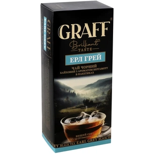 Чай Graff Earl Grey з бергамотом 25х2 г (4820279610078) изображение 1