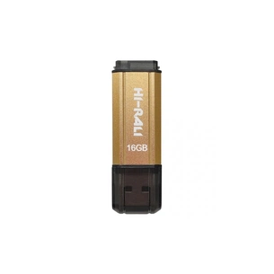 USB флеш накопичувач Hi-Rali 16GB Stark Series Gold USB 2.0 (HI-16GBSTGD) зображення 1