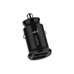 Зарядний пристрій T-Phox Charger Set 2.4A Dual+MicroUSB cable 1.2m (Black) (T-S09 SET M B) зображення 1