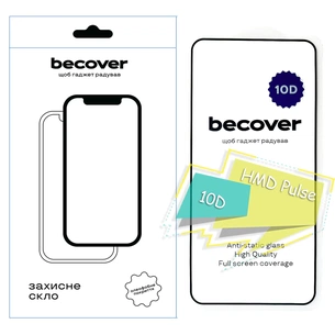 Скло захисне BeCover HMD Pulse 10D Black (713171) зображення 1