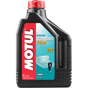 Моторна олива MOTUL Outboard Tech 2T 2л (851721) зображення 1