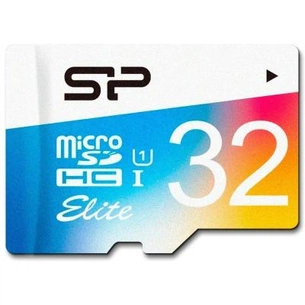 Карта пам'яті Silicon Power 32GB microSDHC class 10 UHS-I Color (SP032GBSTHBU1V20) зображення 1