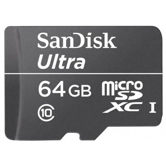 Карта пам'яті SanDisk 64GB microSDXC Class 10 UHS-I (SDSDQL-064G-G35) - изображение 1