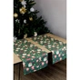 Доріжка на стіл Прованс Санта на зеленому 40х140 см (035779) - зменшене зображення 5