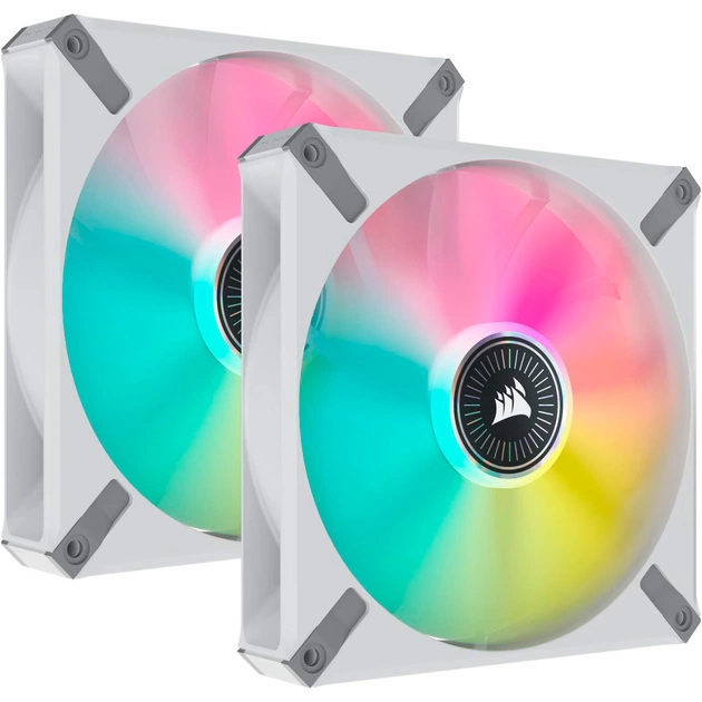 Кулер до корпусу Corsair ML140 RGB Elite Premium Dual Pack (CO-9050119-WW) - изображение 1