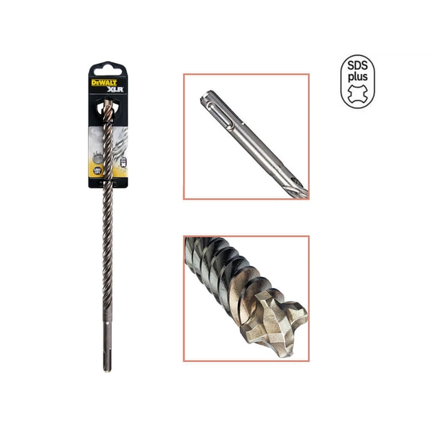 Бур DeWALT SDS-Plus, XLR, 4 кромки, 6x110x50 мм (DT8912) - изображение 1