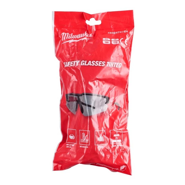 Защитные очки Milwaukee улучшенные, затемненные (4932478764) - изображение 8