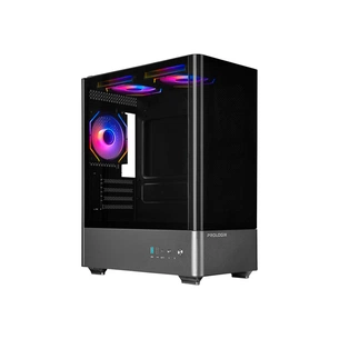 Корпус Prologix Lumi GM-01AB Glass Black зображення 1