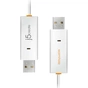 Дата кабель USB 2.0 AM/AM 1.8m Windows & Mac J5create (JUC400-N) - зменшене зображення 5