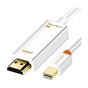 Адаптер Сabletime mini DisplayPort - HDMI (M/M), 0.2 м, White (CP27B) - уменьшенное изображение 1
