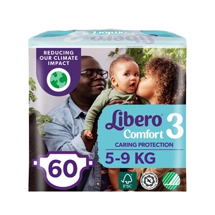 Підгузки Libero Comfort 3 5-9 кг 60 шт (7322541083551) зображення 1