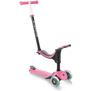 Самокат Globber Go up sporty plus lights 5 в 1 рожевий з підсвічуванням (642-110) зображення 1